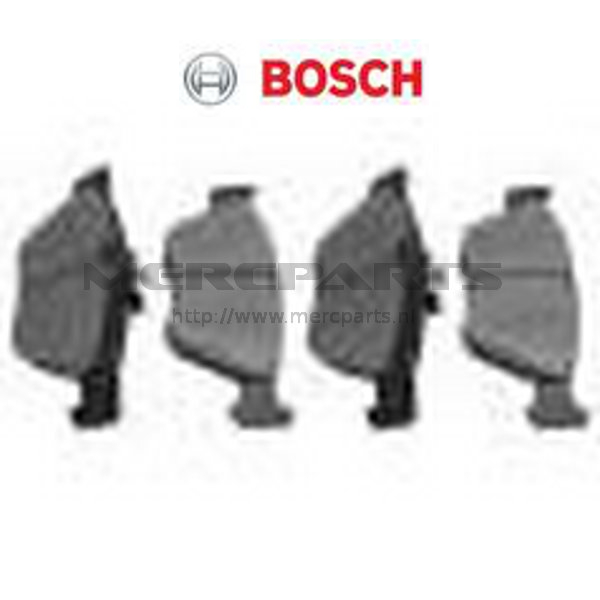 Remblokken vooras W210 Bosch